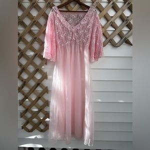 Vintage Pink Nightgown Petticoat